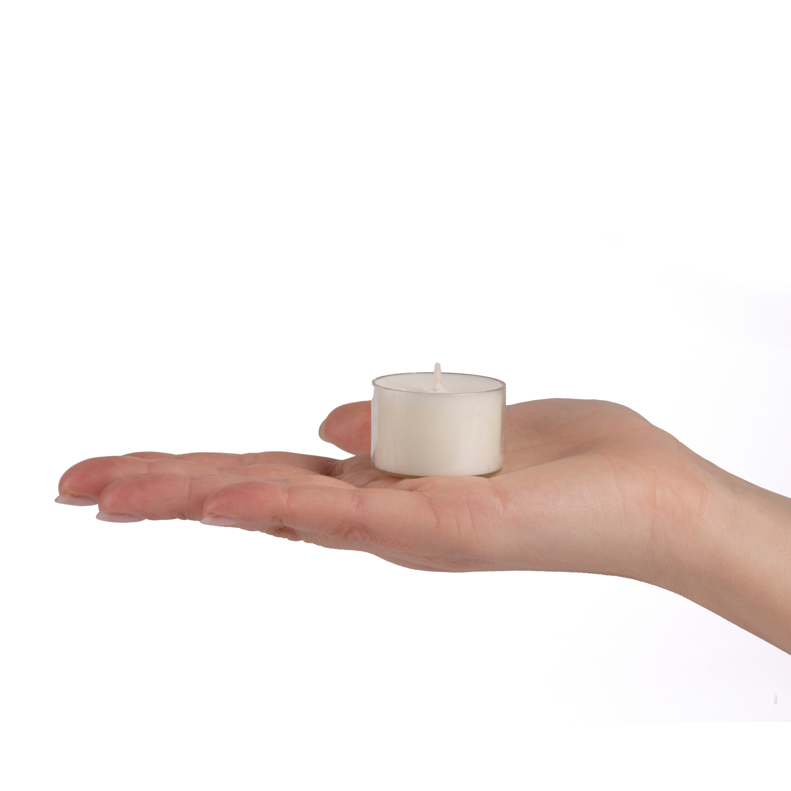 Candele Tealight Bianche - Set da 24 candeline non profumate