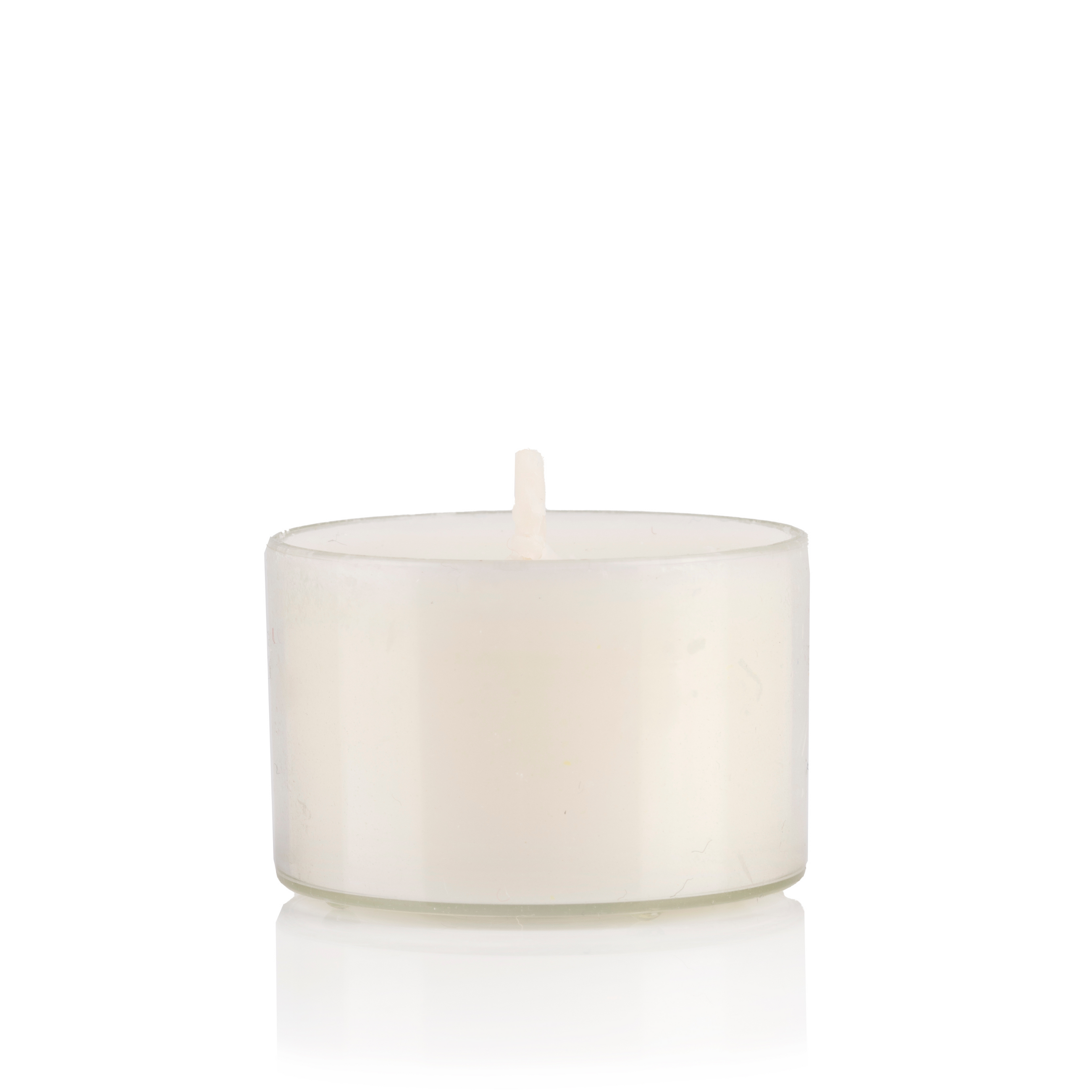 Candele Tealight Bianche - Set da 24 candeline non profumate