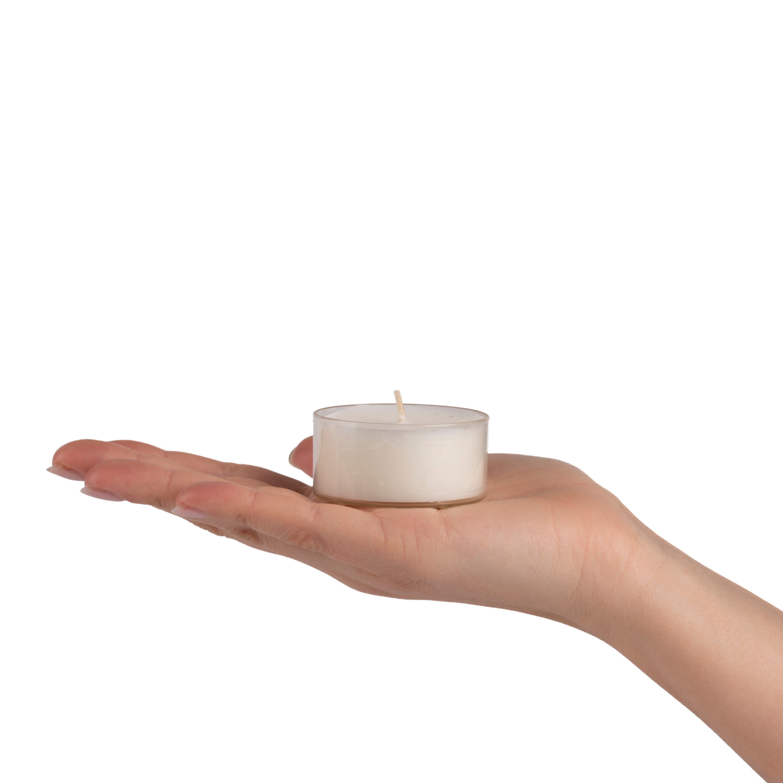 Candele Tealight Bianche - Set da 12 candeline non profumate