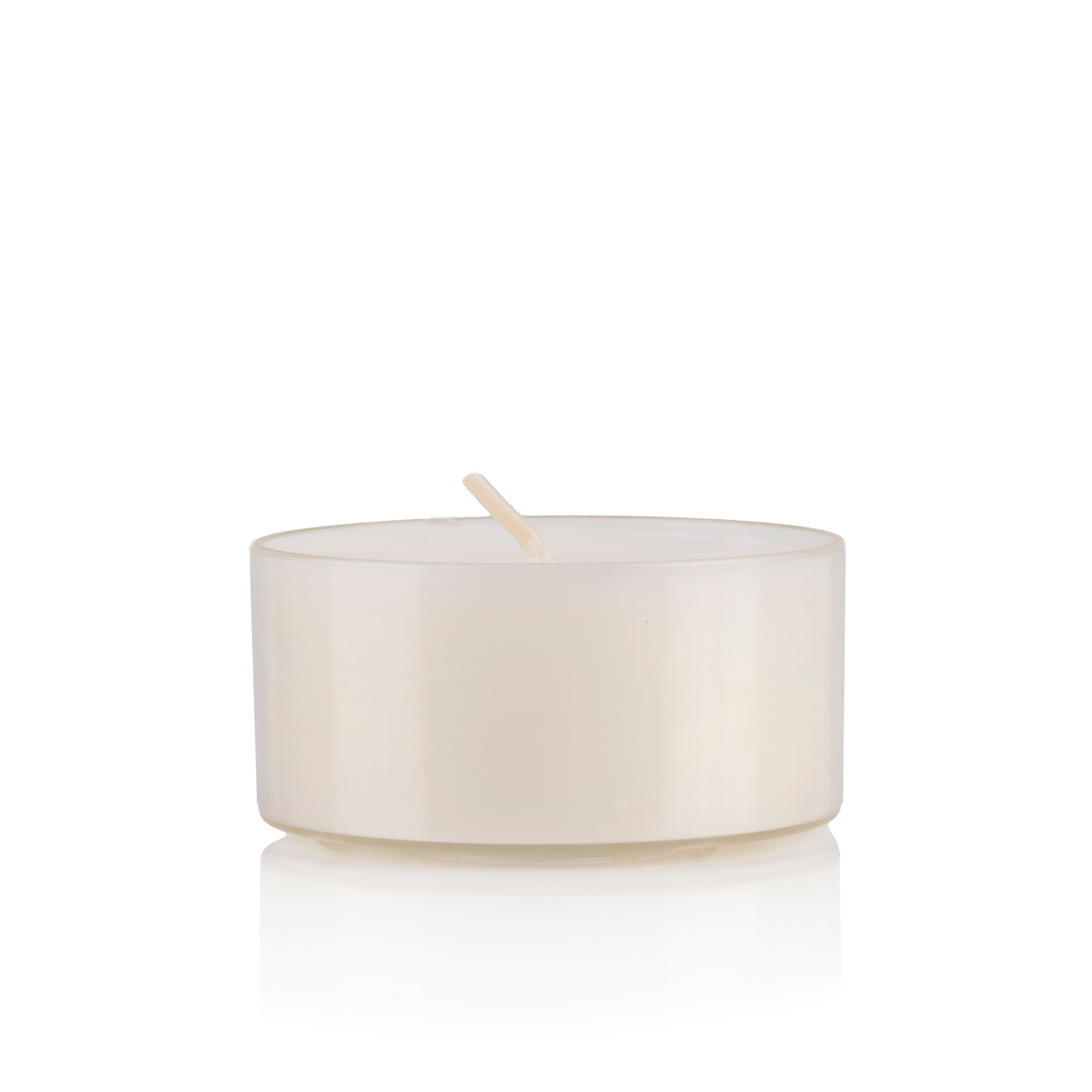 Candele Tealight Bianche - Set da 12 candeline non profumate