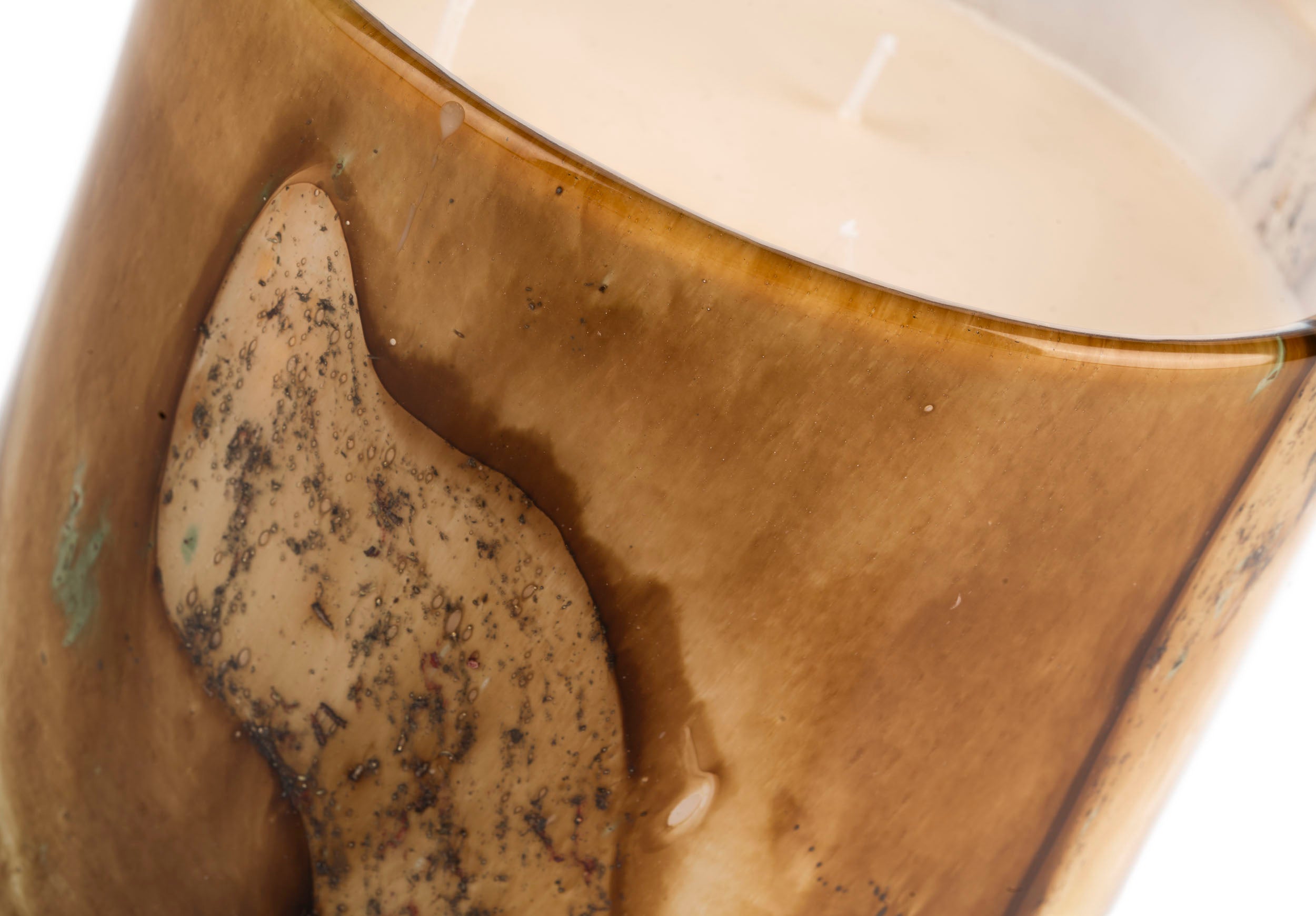 Olivia - Candela Limited Edition – Vetro Artistico Effetto Marmorizzato