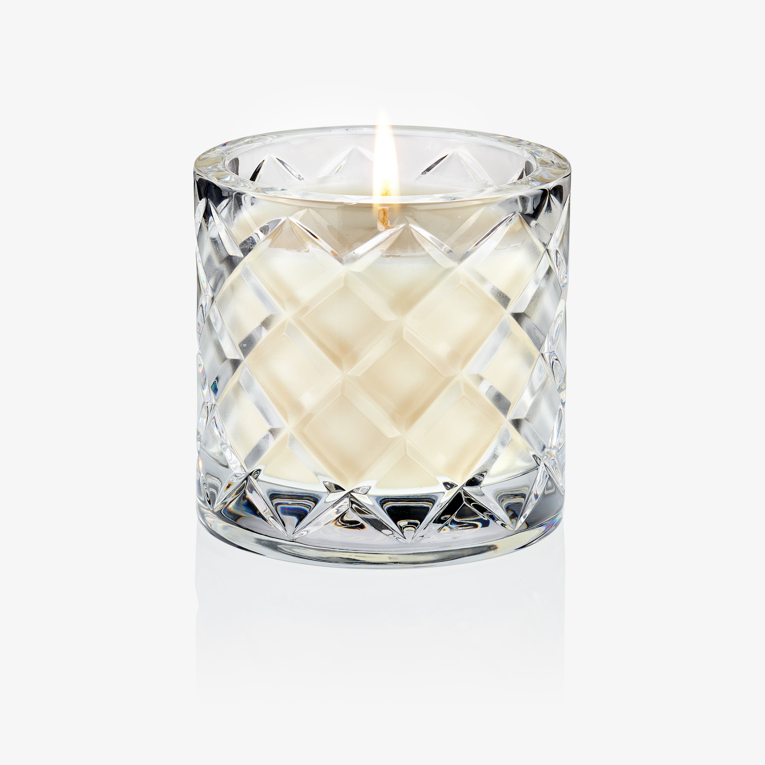 Candela Lidia - Cristallo Trasparente Motivo Intagliato