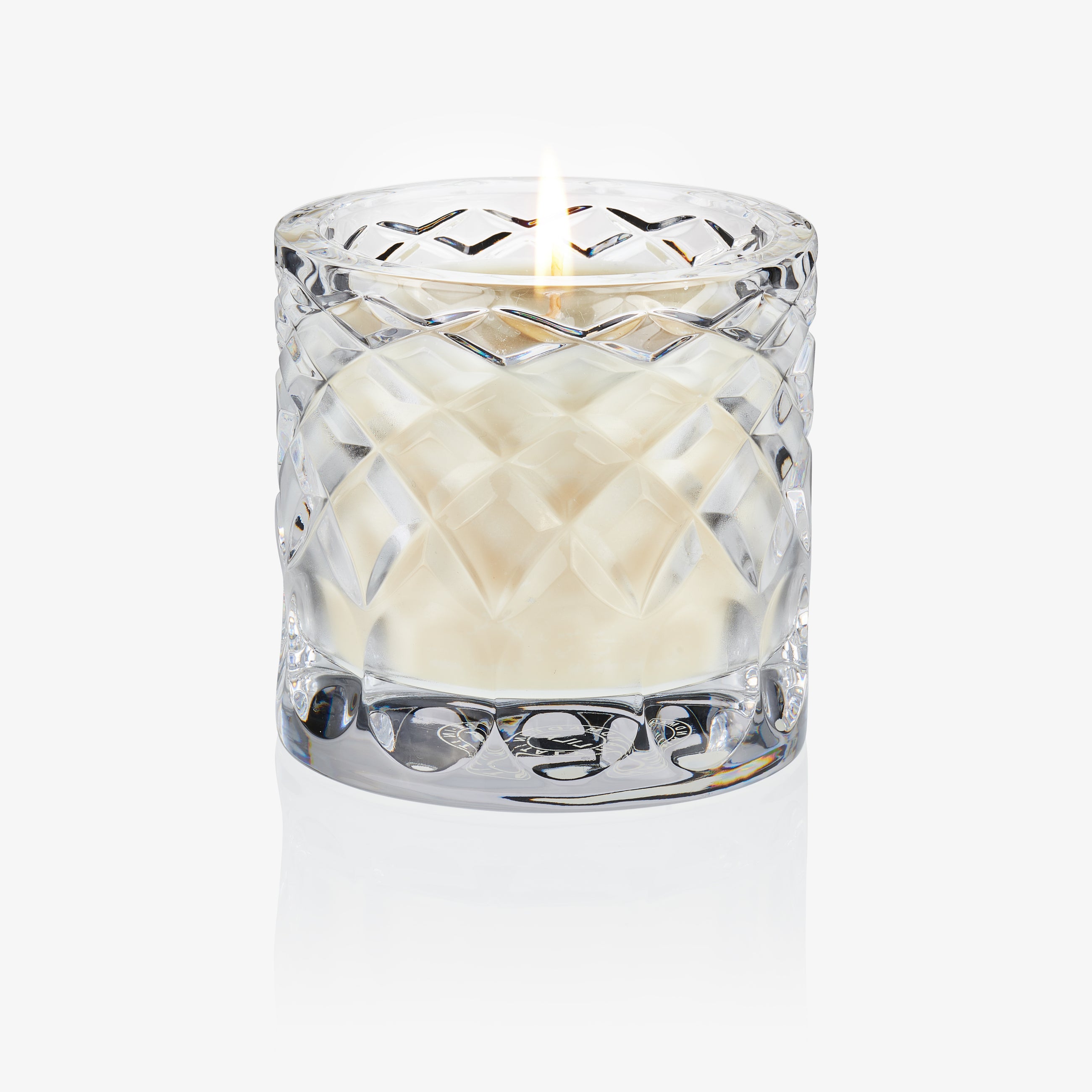 Candela Lidia - Cristallo Trasparente Motivo a Diamanti