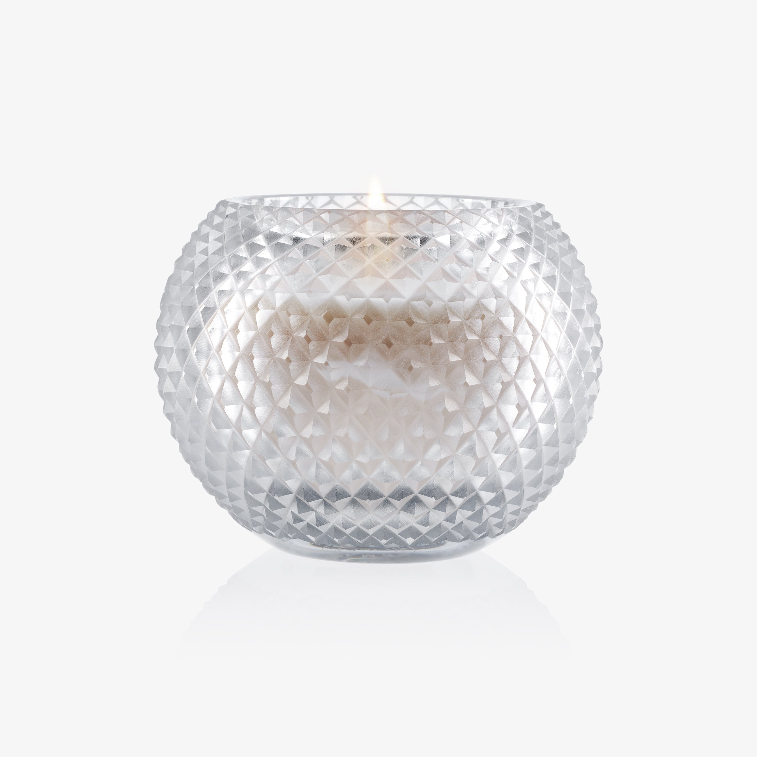 Candela Lili - Cristallo Trasparente Motivo a Rete