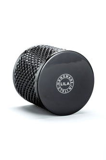 Lidia Candle - Black Crystal Net Pattern