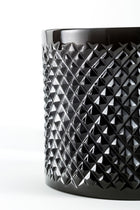 Lidia Candle - Black Crystal Net Pattern
