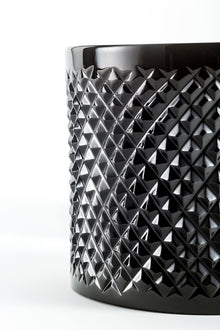 Lidia Candle - Black Crystal Net Pattern