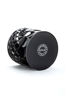 Lidia Candle - Black Crystal Carved Pattern