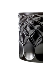 Lidia Candle - Black Crystal Carved Pattern