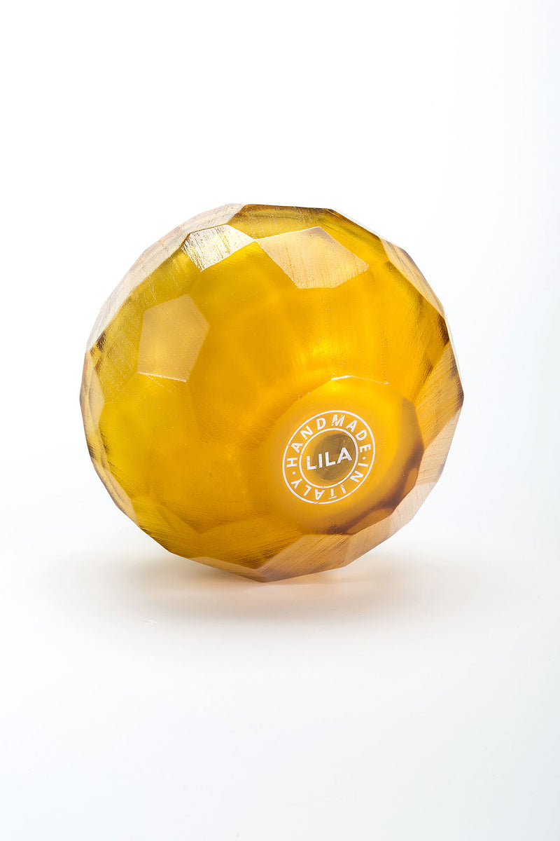 Lili Candle - Opaque Amber Crystal