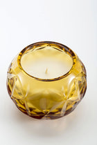 Lili Candle - Amber Crystal Petals Motif