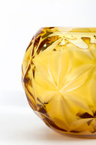 Lili Candle - Amber Crystal Petals Motif