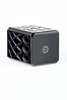 Candela Lipe - Cristallo Nero Lucido Decori Geometrici