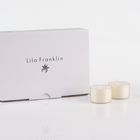 Candele Tealight Bianche - Set da 24 candeline non profumate