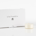 Candele Tealight Bianche - Set da 12 candeline non profumate