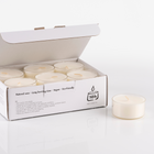 Candele Tealight Bianche - Set da 12 candeline non profumate