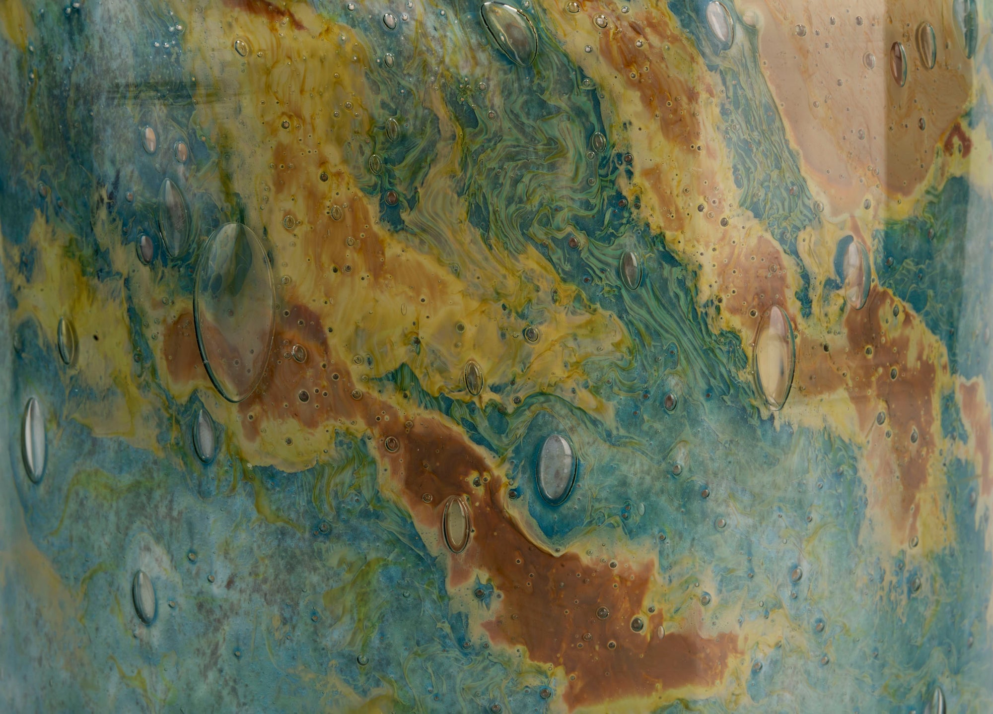 Candle – Multicolored Art Glass