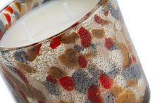 Limited Edition Candle – Multicolored Spotted Artistic Glass
