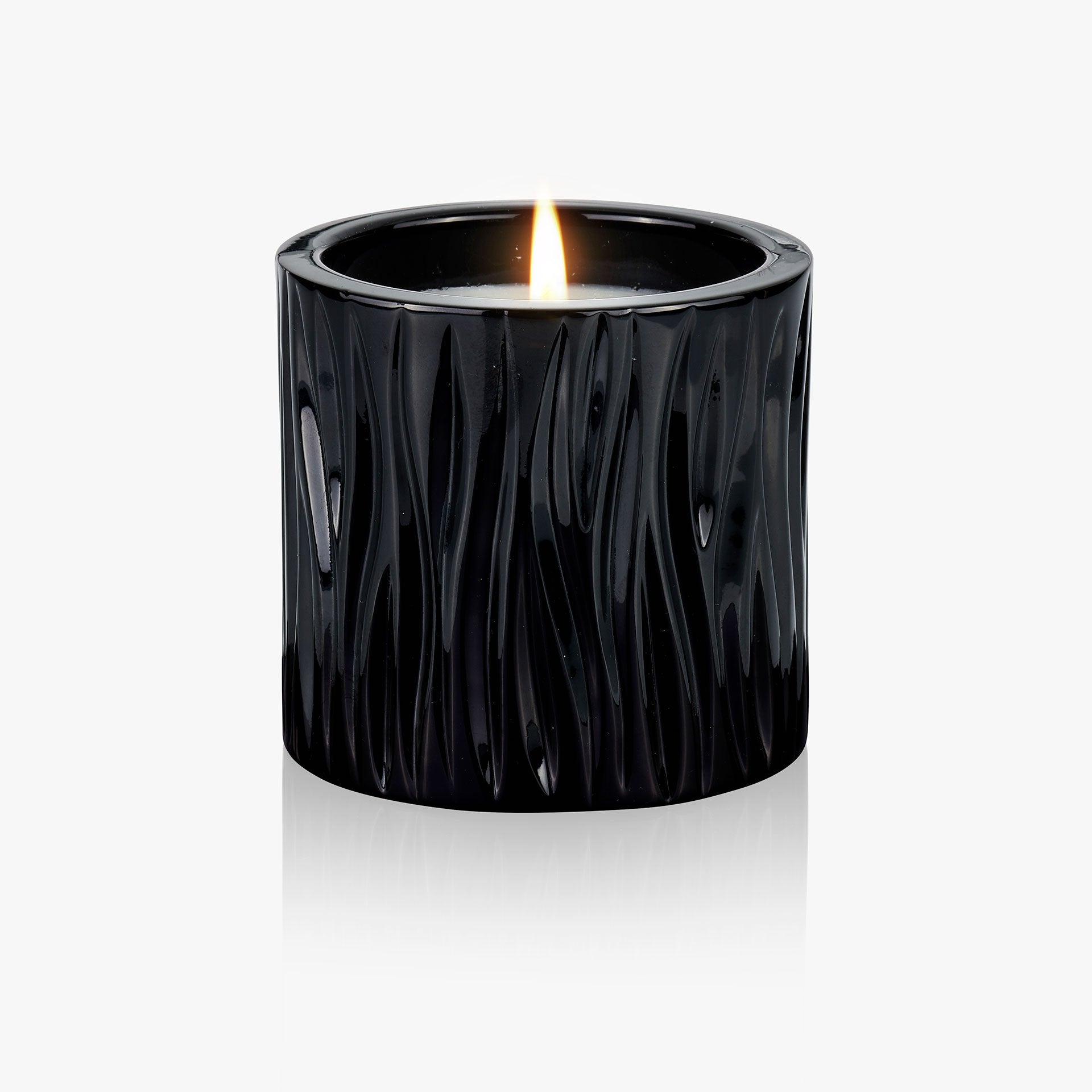 Lidia Candle - Black Crystal Floating Pattern