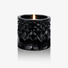 Lidia Candle - Black Crystal Carved Pattern
