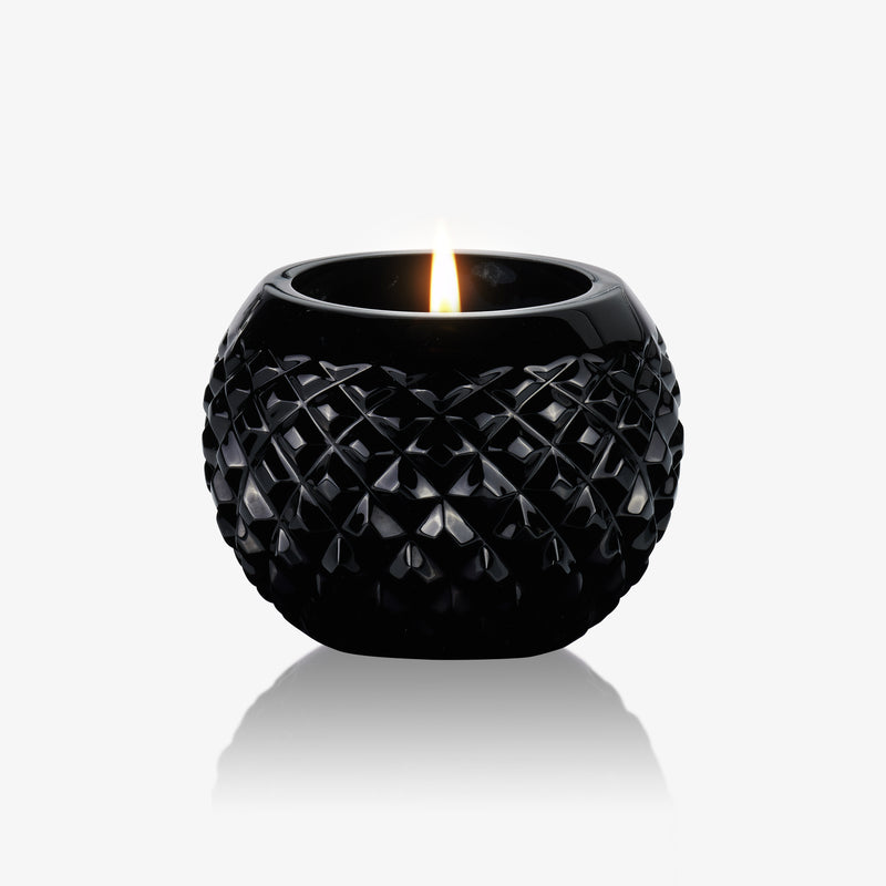 Lili Candle - Black Crystal Net Pattern