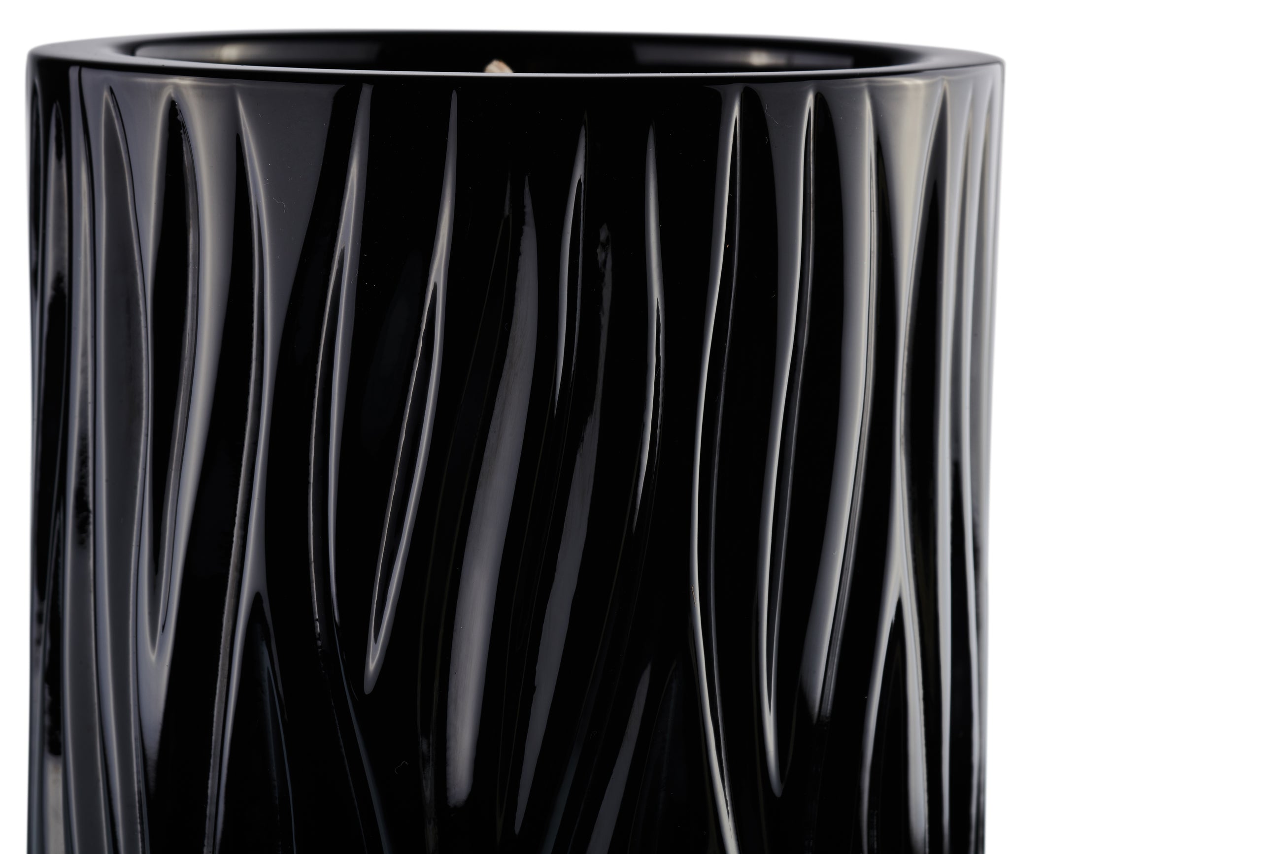 Lidia Candle - Black Crystal Floating Pattern