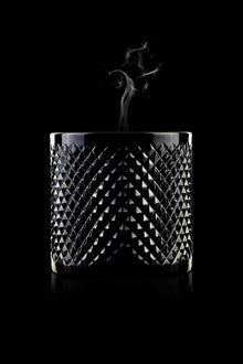 Lidia Candle - Black Crystal Net Pattern