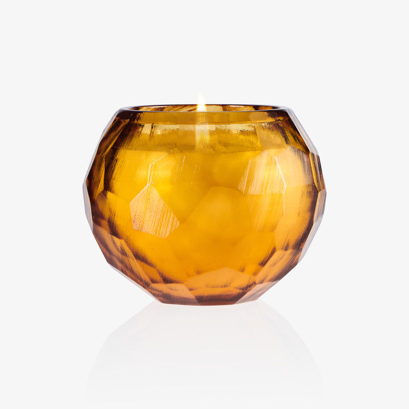 Lili Candle - Opaque Amber Crystal