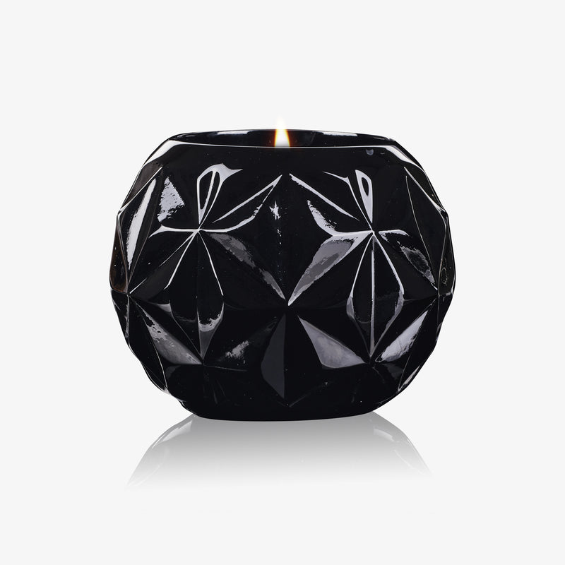 Lili Candle - Geometric Black Crystal