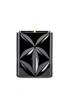 Lipe Candle - Shiny Black Crystal Geometric Floral Patterns