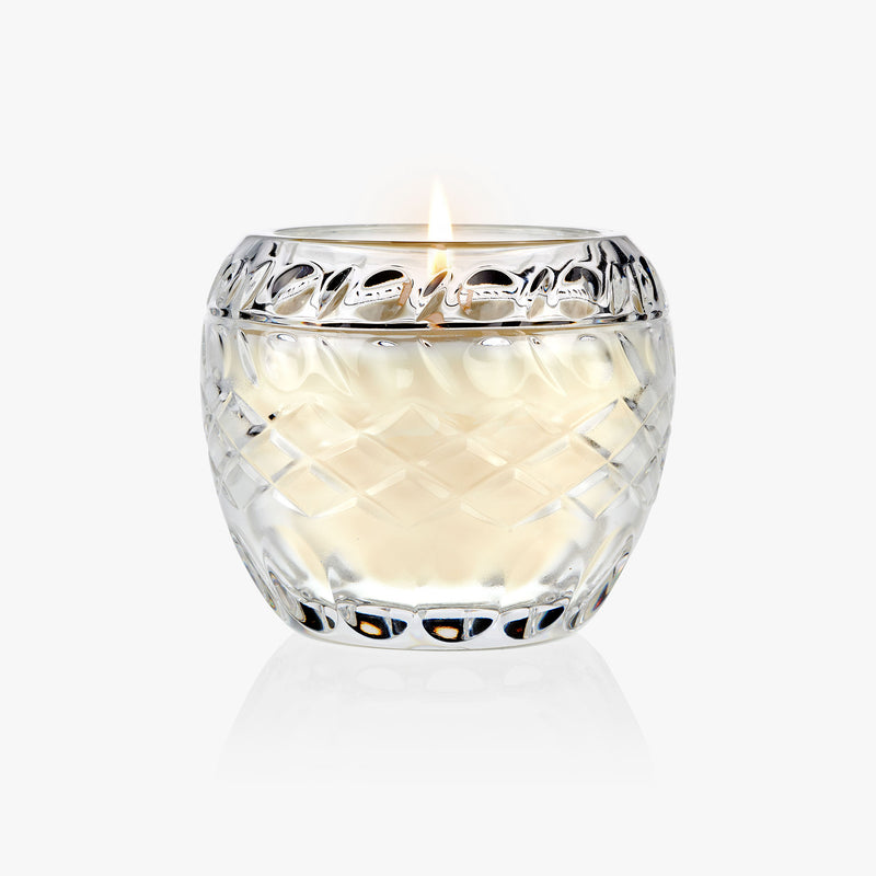Amelia Candle - Carved Crystal Decorative Edge