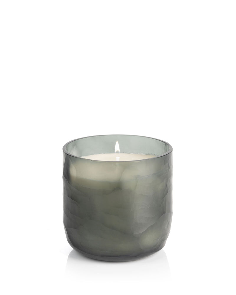 Celeste - Candela Limited Edition – Vetro opaco effetto martellato