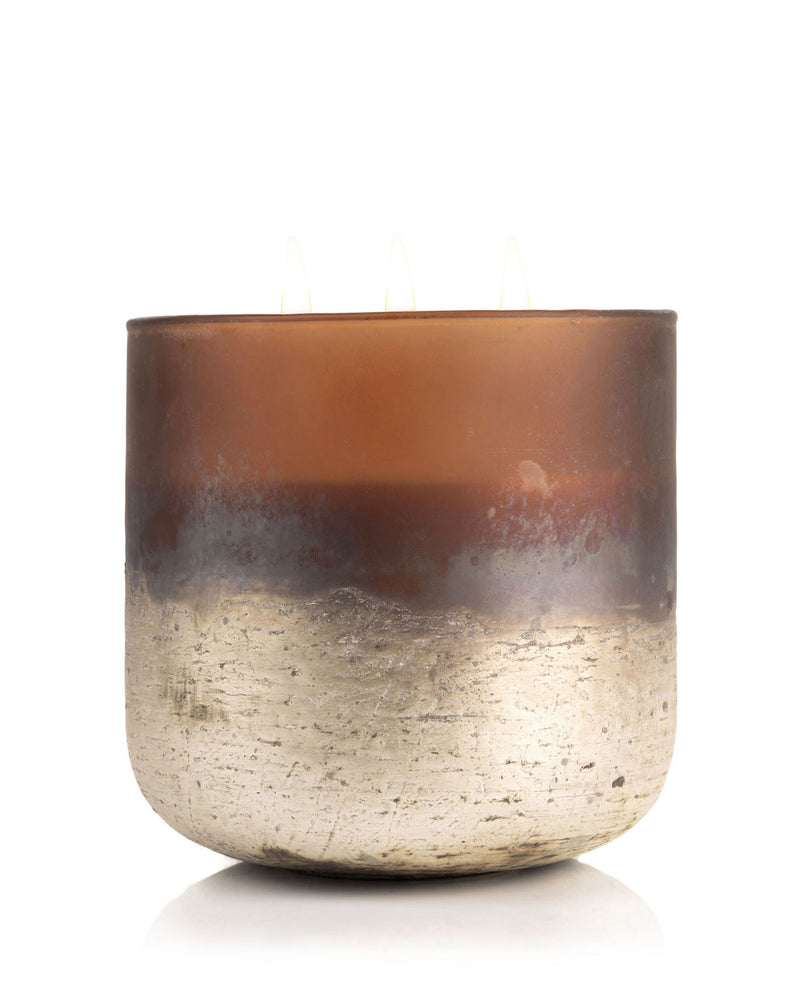 Aurora - Candela Limited Edition – Vetro Artistico Argento Sfumato (Grande)